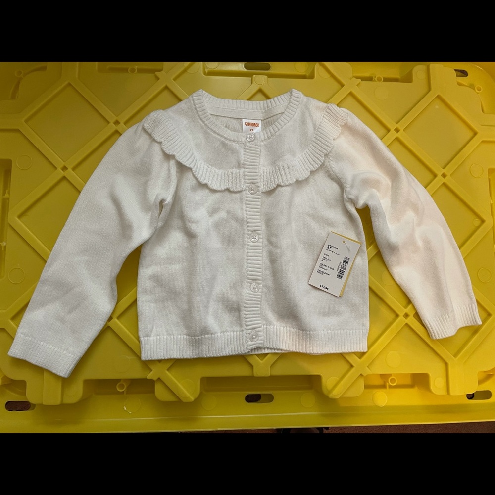 “Gymboree” Cream Color Button Down Sweater!